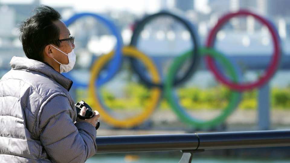 Olympijské kruhy v Tokiu